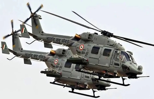 Dhruv helicopter